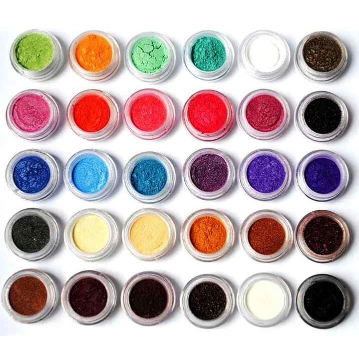 35 Color Multi Purpose Neon Pigment Pearl Pigment Mica Powders For Soap