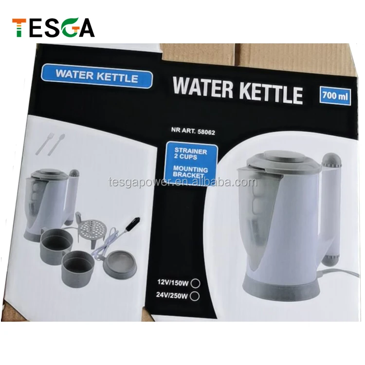 Portable Jug 24v Electric Water Kettle With Teapot Set Powered 24v
