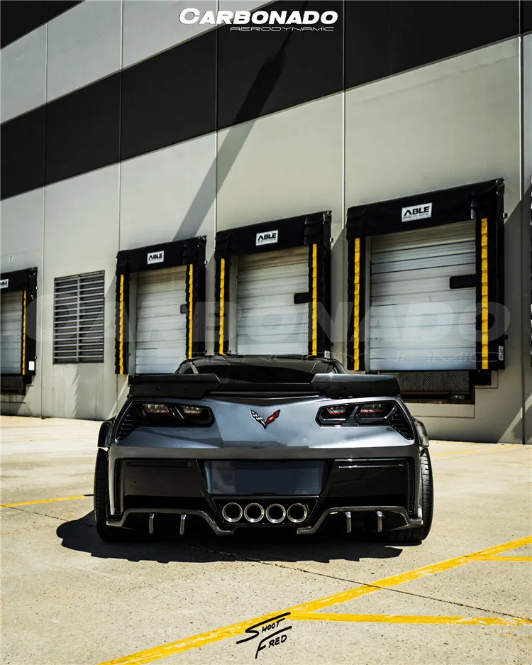 Carbonado R Ox Style Rear Diffuser Forchevrolet Corvette C7 - Buy ...
