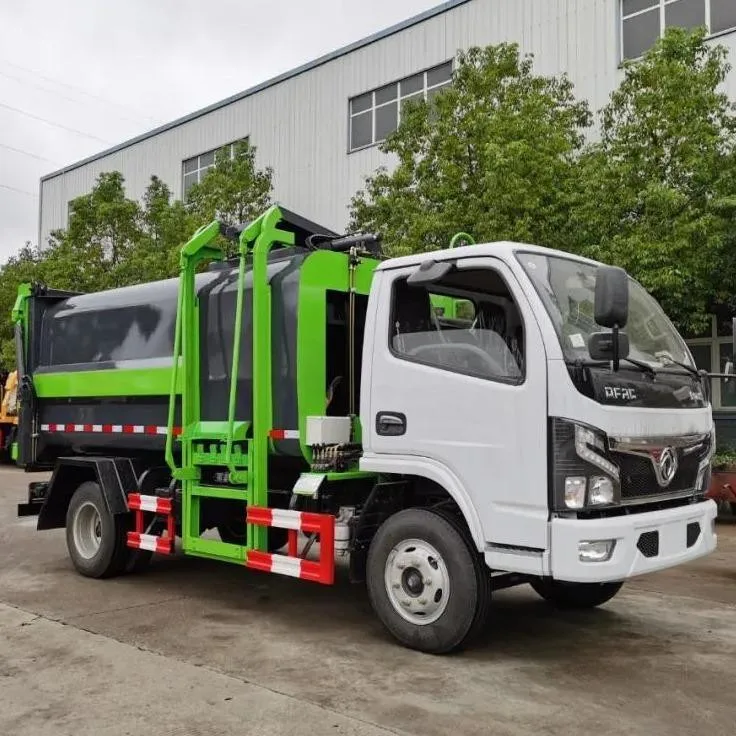 Dongfeng Side Loader Garbage Compactor Truck Buy Hydraulic Garbage