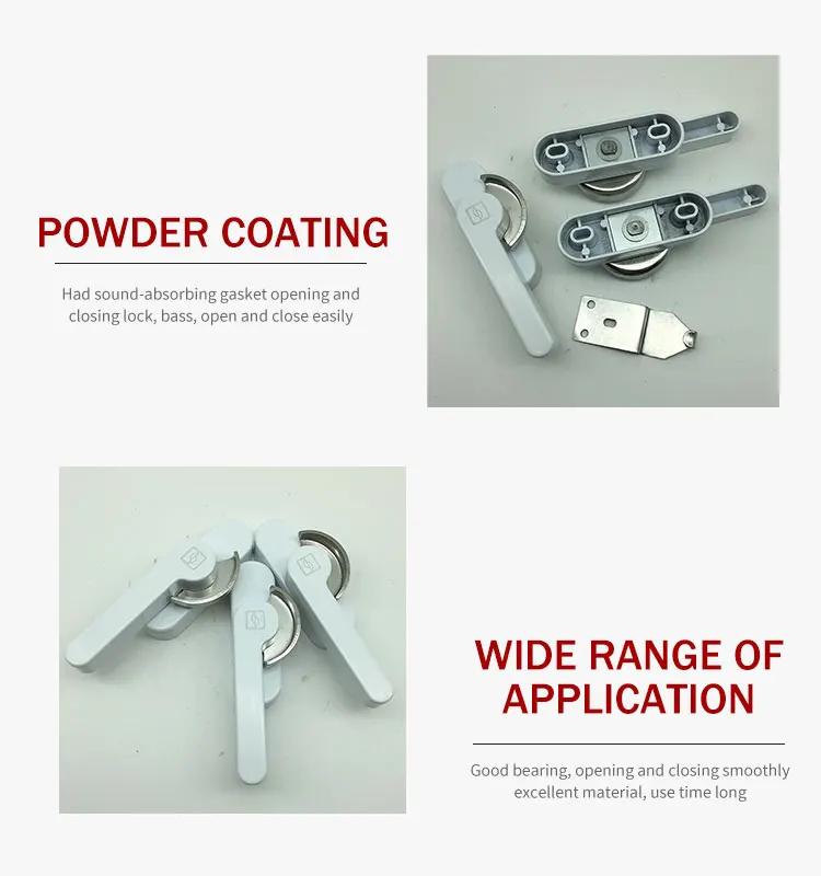 Sliding Window accessories safety aluminum alloy crescent lock
