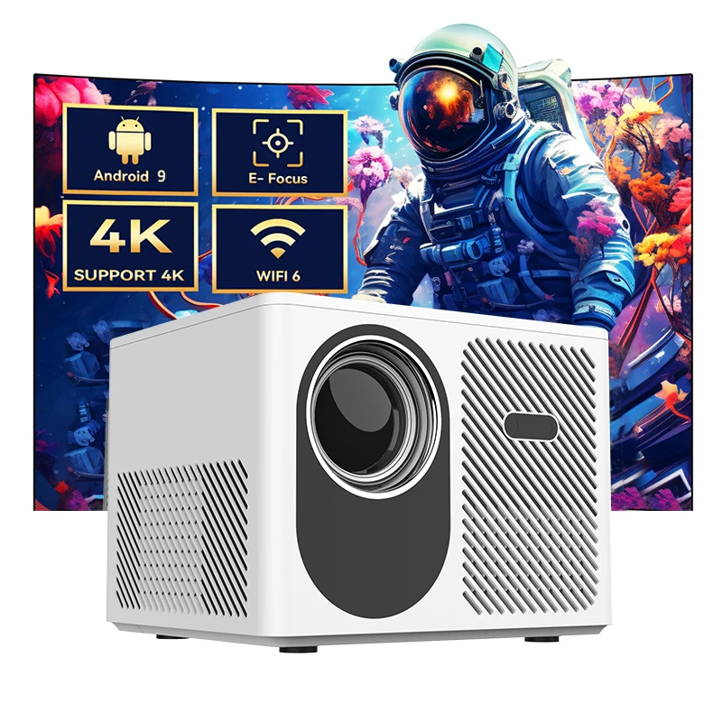Ht13 Projector H713 Home Portable 1080P Projector with Auto Focus & Wireless