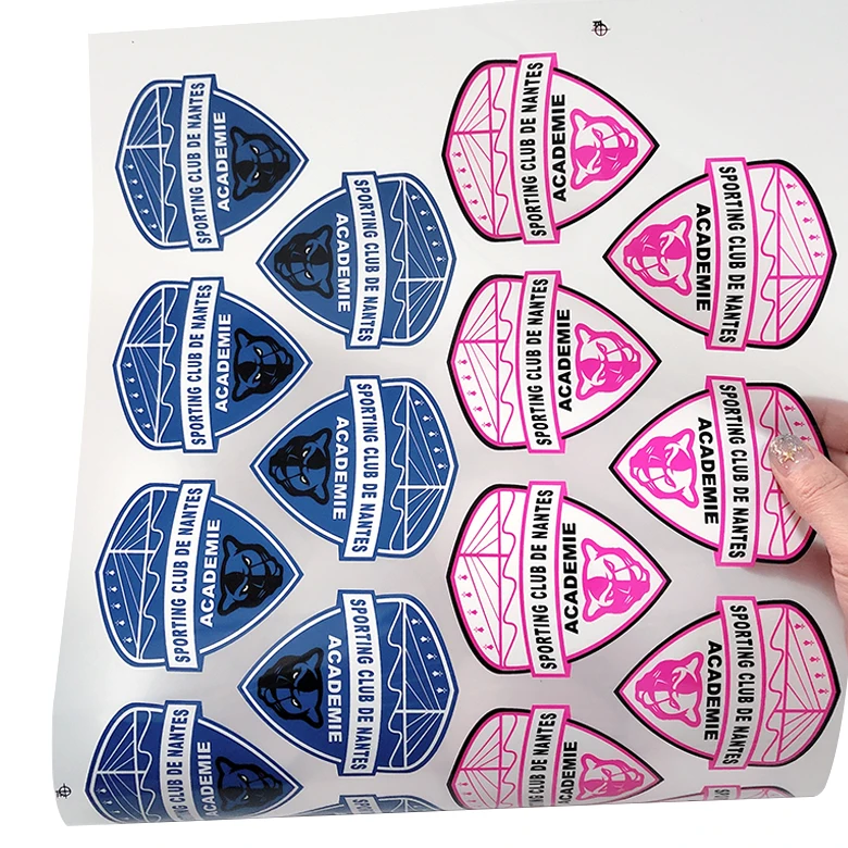 Clothing accessories tshirt heat transfer logo sticker custom labels for clothes
