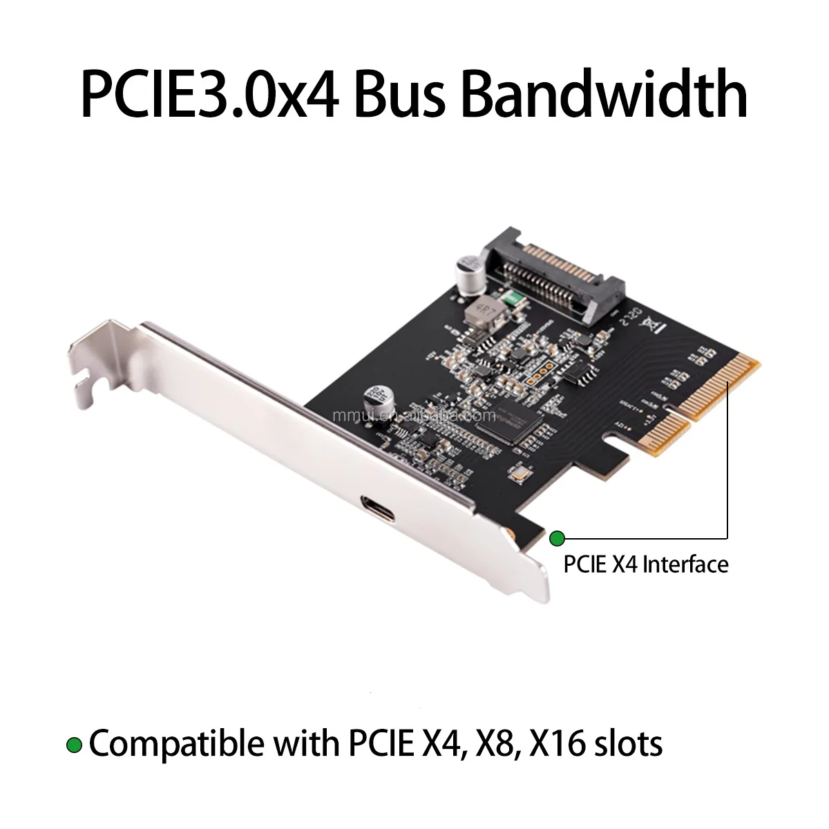 Pcie usb type c