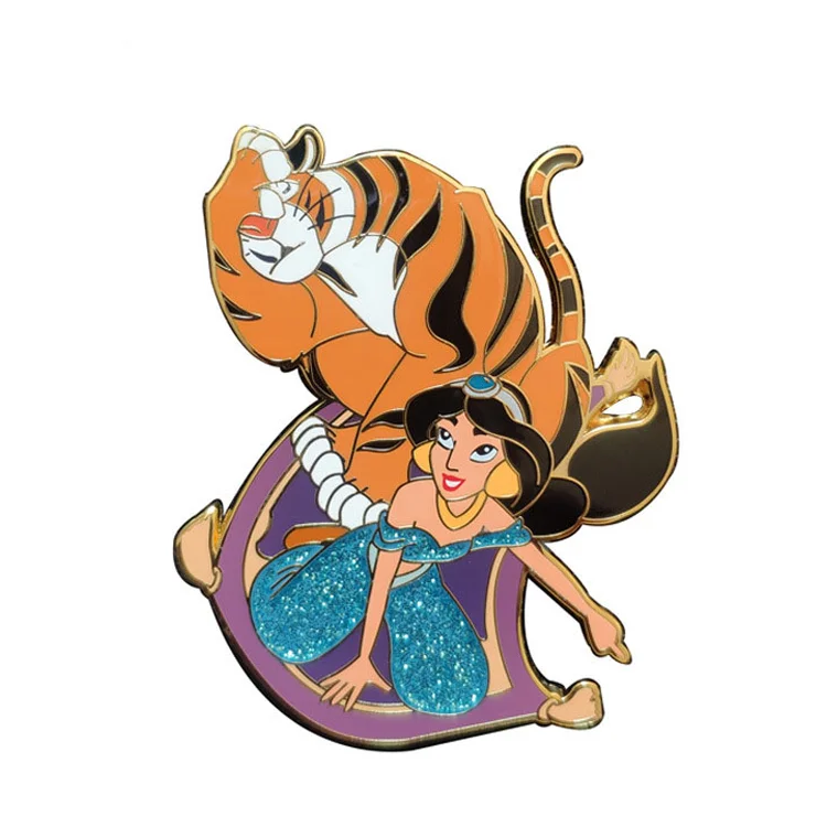 金属别针 zootropolis 卡通设计镀金硬珐琅的礼物 - buy custom