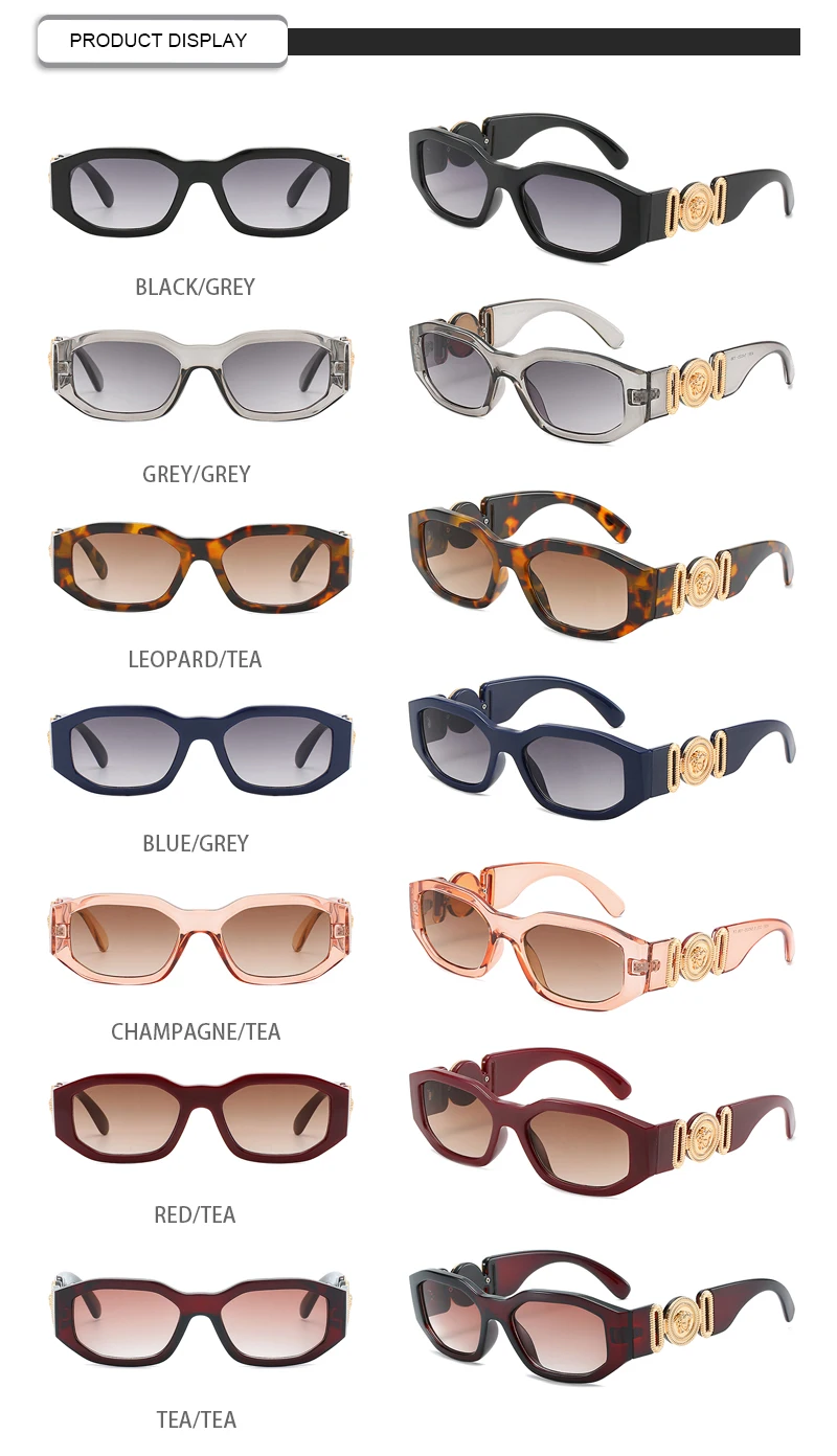 Luxury Hollow Out Gold Head Frame Women Eyewear Men Shades Sunglasses