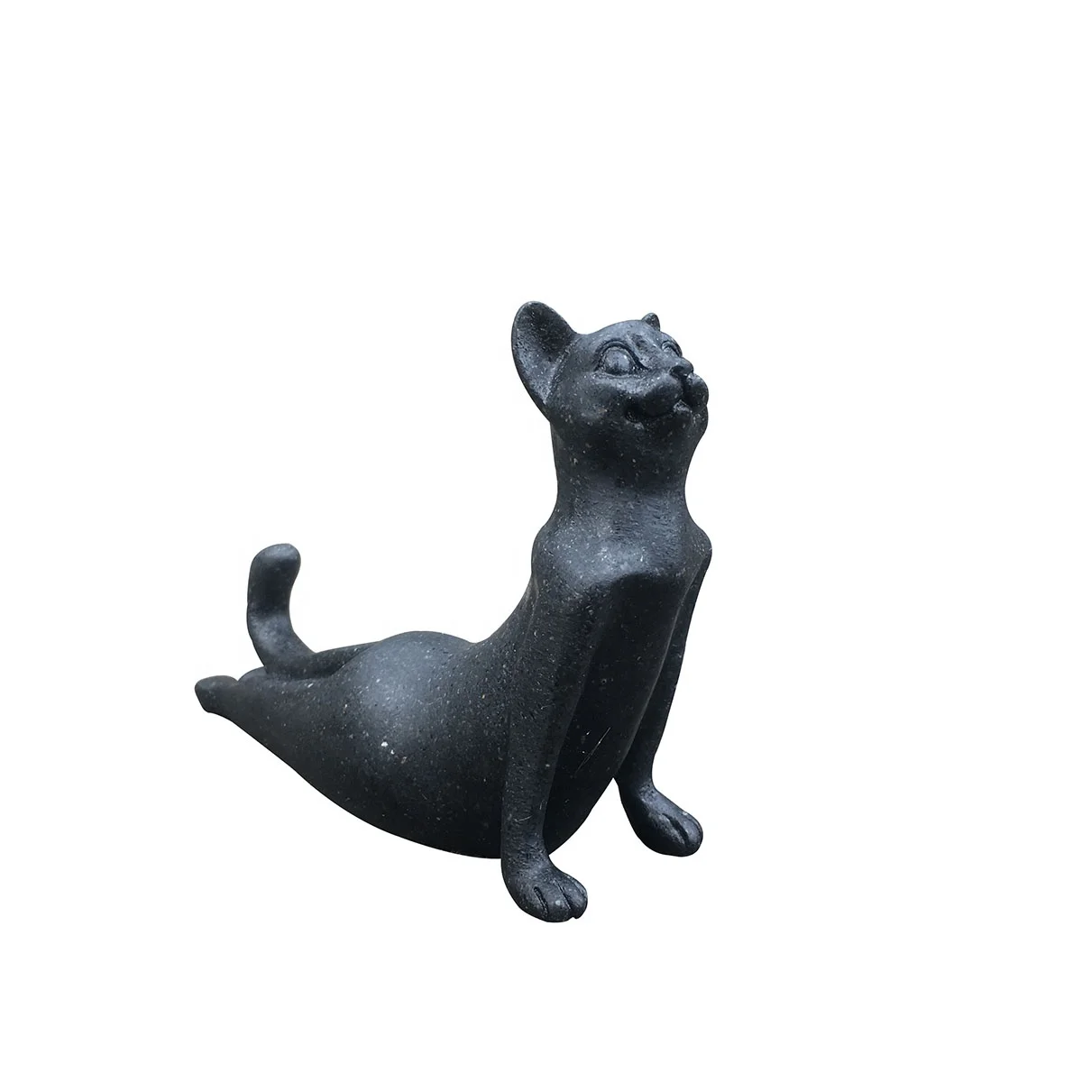 yoga cat figurine