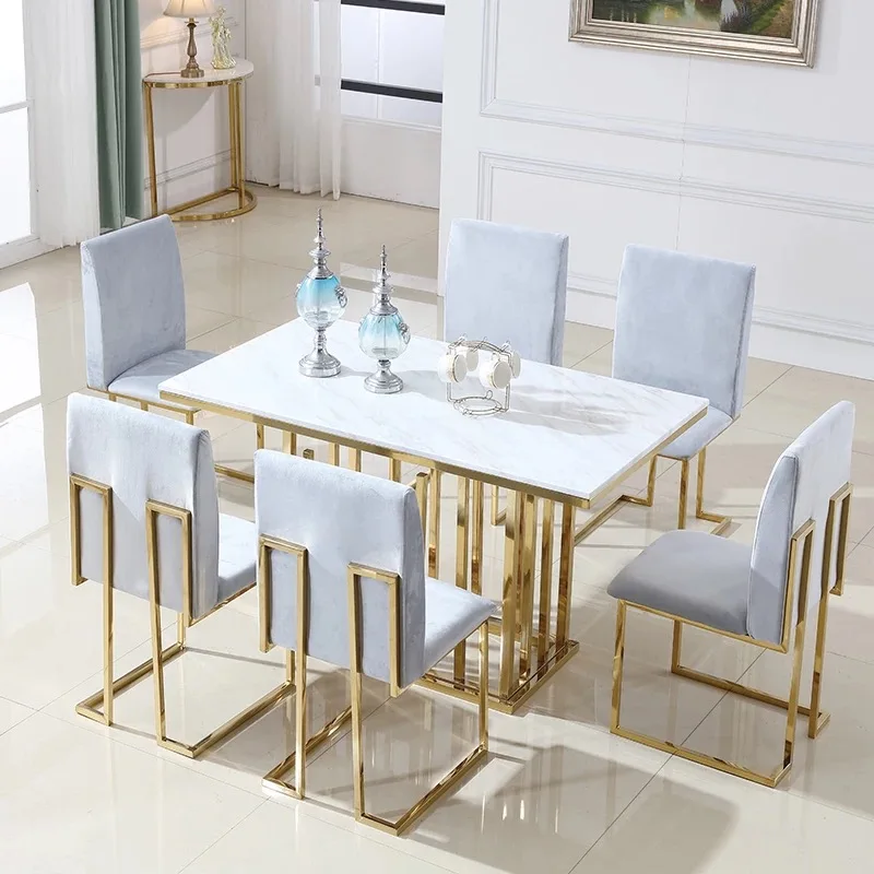 Dining Room Table Sets Dining Tables Modern With Stone Marble Top And