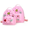 2019 New Silicone Jelly Package Children'S Student Bag Sweet Cartoon Backpack Outdoor Travel Pupils Backpack