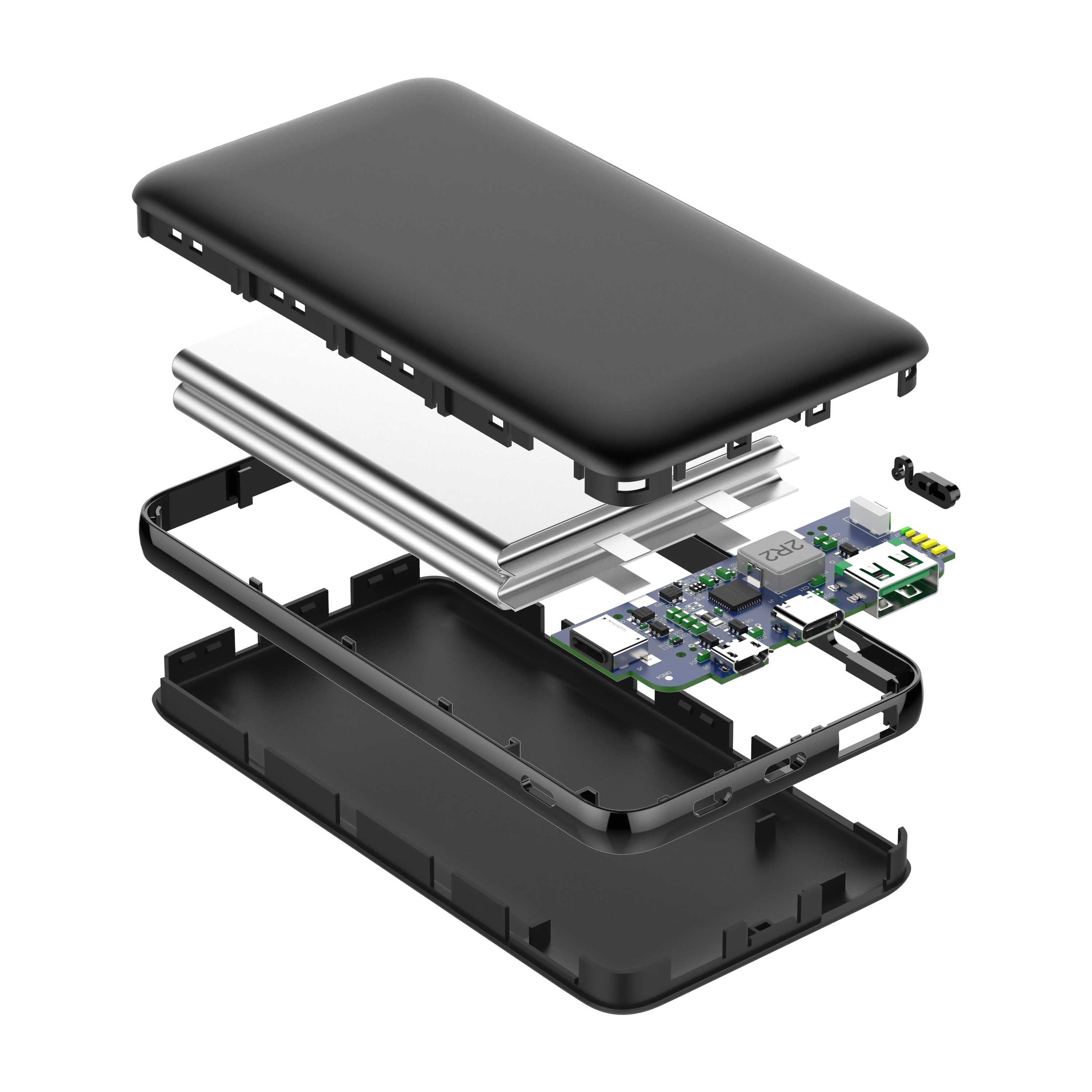 Universal Dual USB Large Capacity 10000mAh QC3.0 PD Wireless Fast Charging Mobile Power Bank Charger - ANKUX.COM