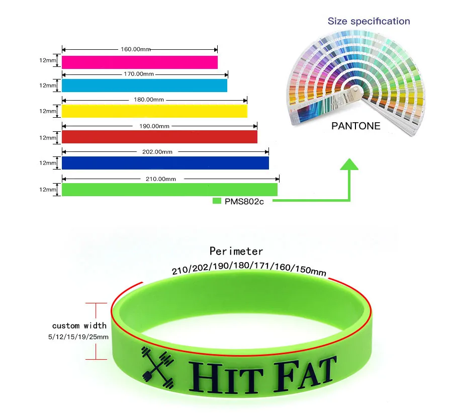 Wholesale cheap custom silicone bracelets rubber wrist band wristband manufacture