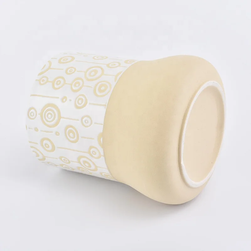 Custom glazed gold tealight candle wick holder