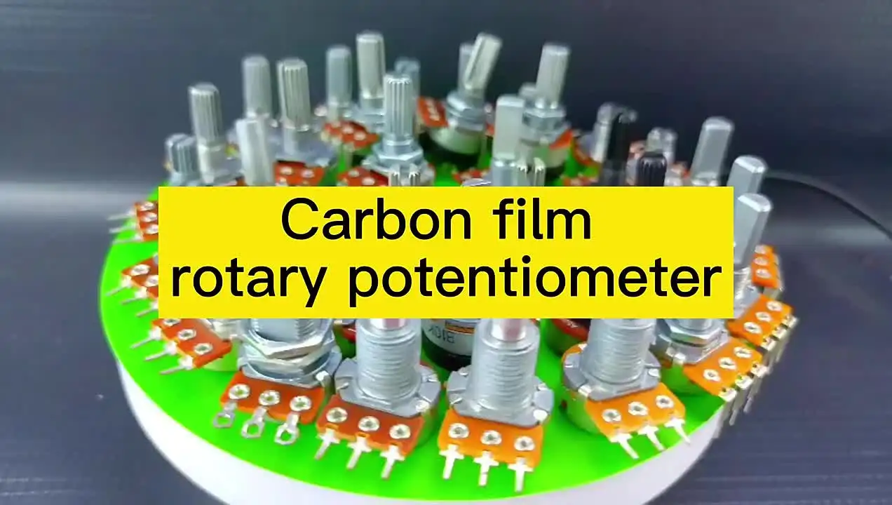 5 Potenziometri A Film Di Carbonio Uxcell 20K Ohm – Rotativi Singoli – Resistenze Variabili