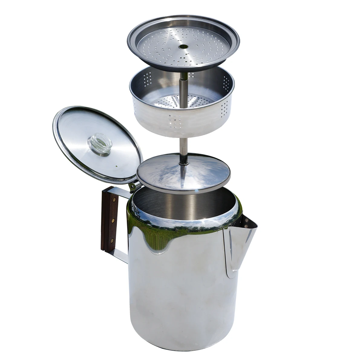 Wholesale Outdoor Camping Hiking New Stovetop Stainless Steel Tea ...