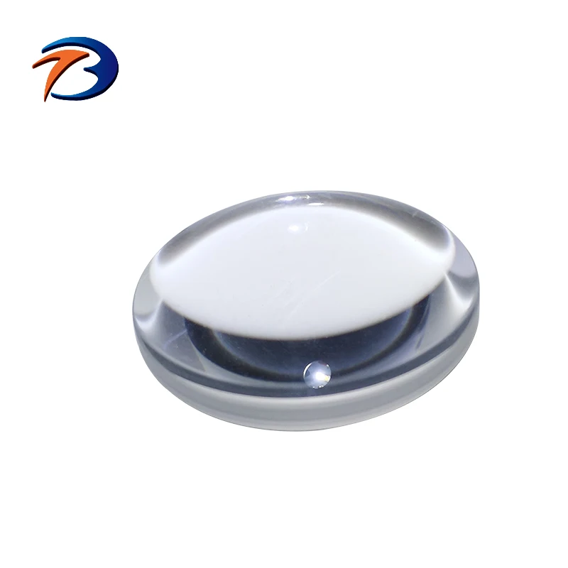 Optical fused silica quartz biconvex lens ir laser glass double convex lens