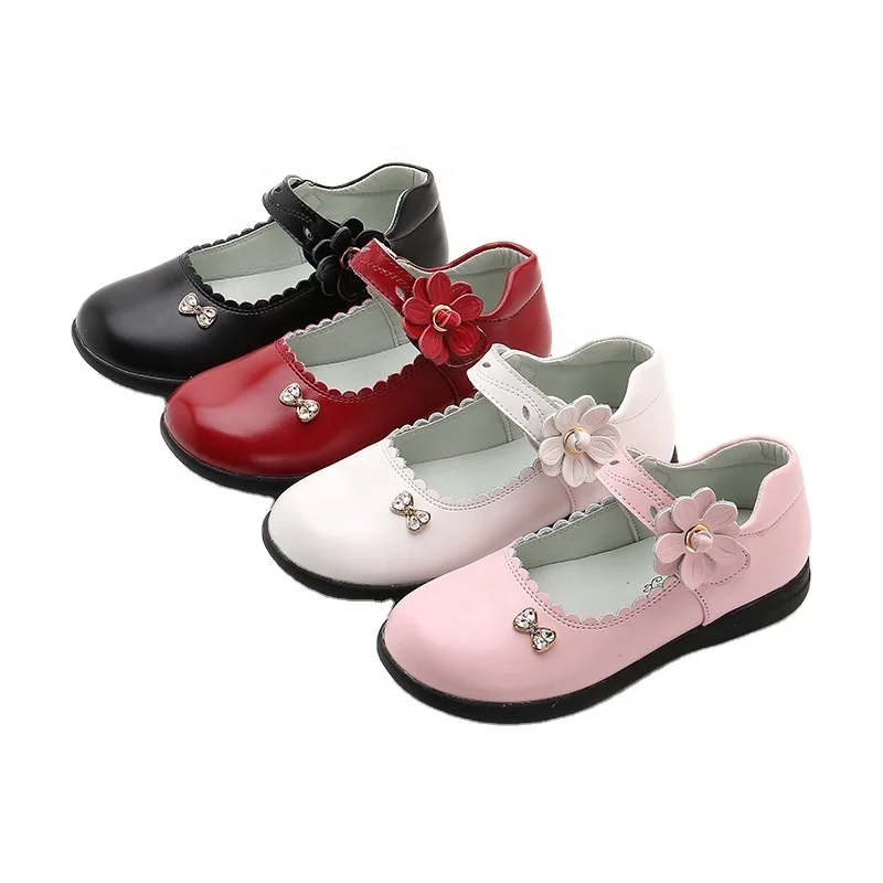 Beautiful Princess Children Dress Shoes Baby Kids Child School Shoes Boys Girls School Walking