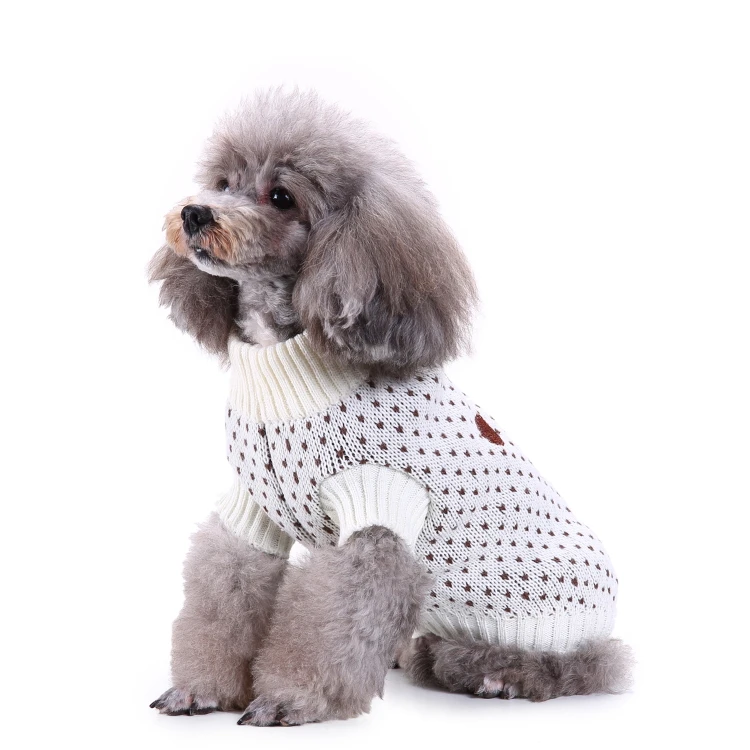 Bulk Puppy Dog Sweater Paw Print Pet Sweater Dogs Innovative Products ...