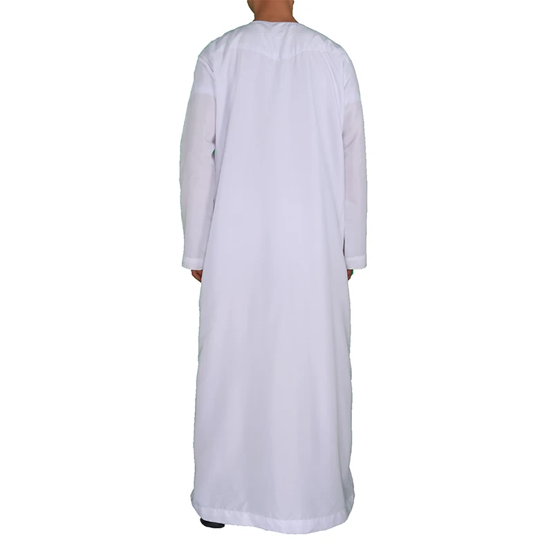 Plain White Saudi Men Thobe Oman Thawb - Buy Men's Thawb,Arabic Jubba ...