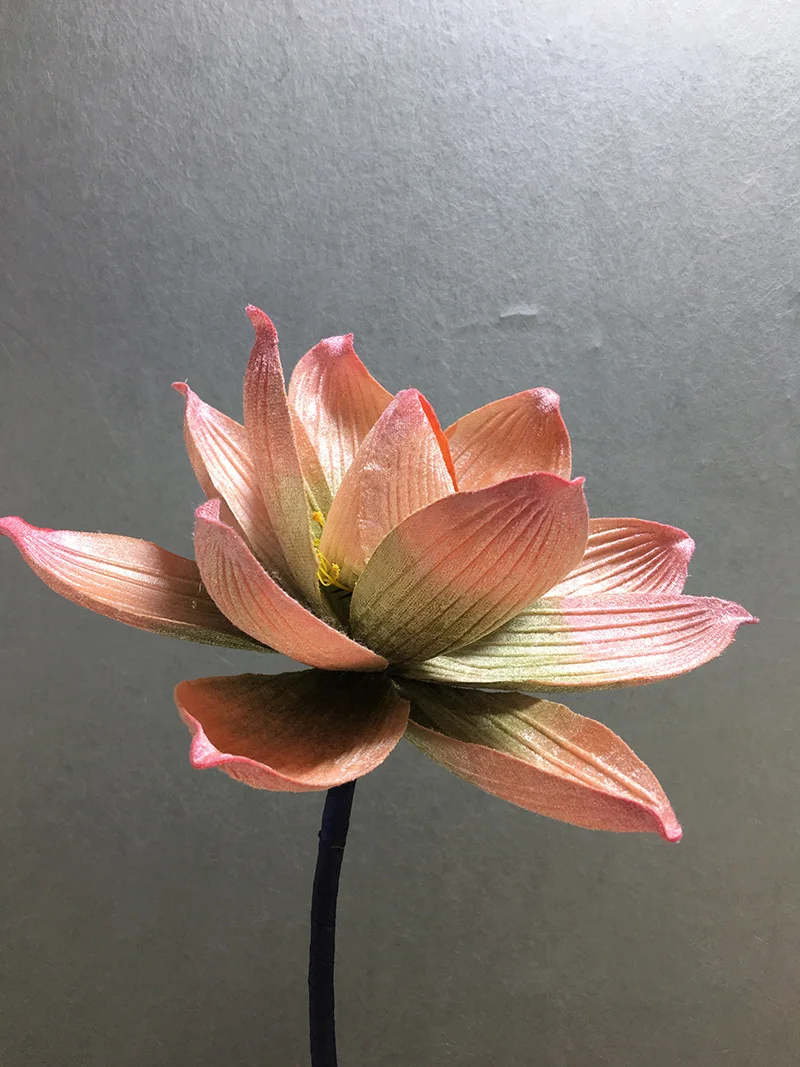 Artificial Lotus Flower Feel Real Artificial Flowers With Long Stem