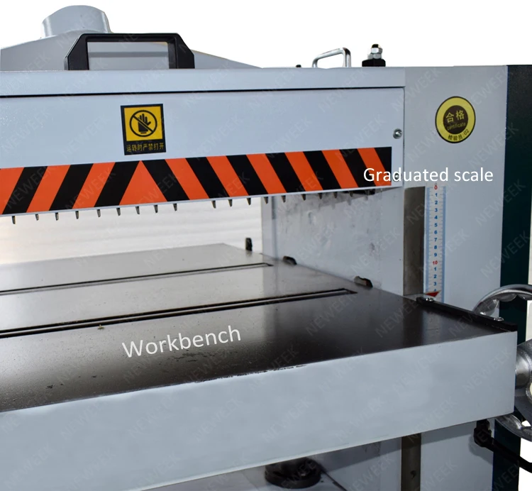 NEWEEK wood double sided planer thicknesser 800mm China wood planer machinery