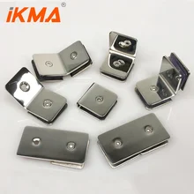 Osuter 5 Piezas Bisagra Puerta Vidrio Aleaci/ón de Zinc con 2PCS Abrazadera de Vidrio S/ólido Bisagra Puertas Cristal Adecuado Para 5-8mm Vaso
