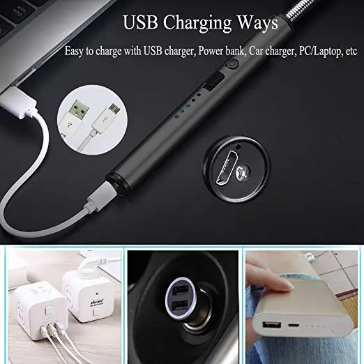 wholesale rechargeable usb bbq single arc mini kitchen Lighter