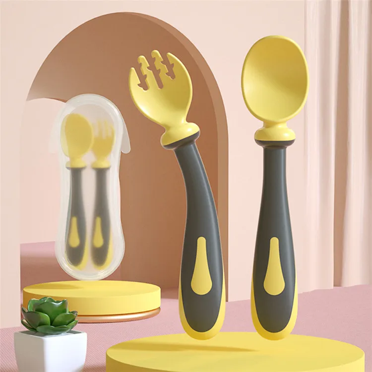 2020 Fancy Cute Soft Spoon Bendable Fork Spoon Cutlery Set Baby Spoon And Fork Buy Baby Spoon