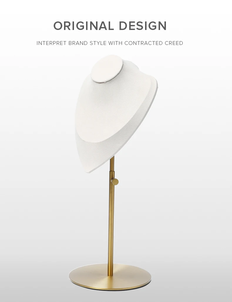 Commercial Jewellery Shop Counter Top Jewelry Display Rack Necklace