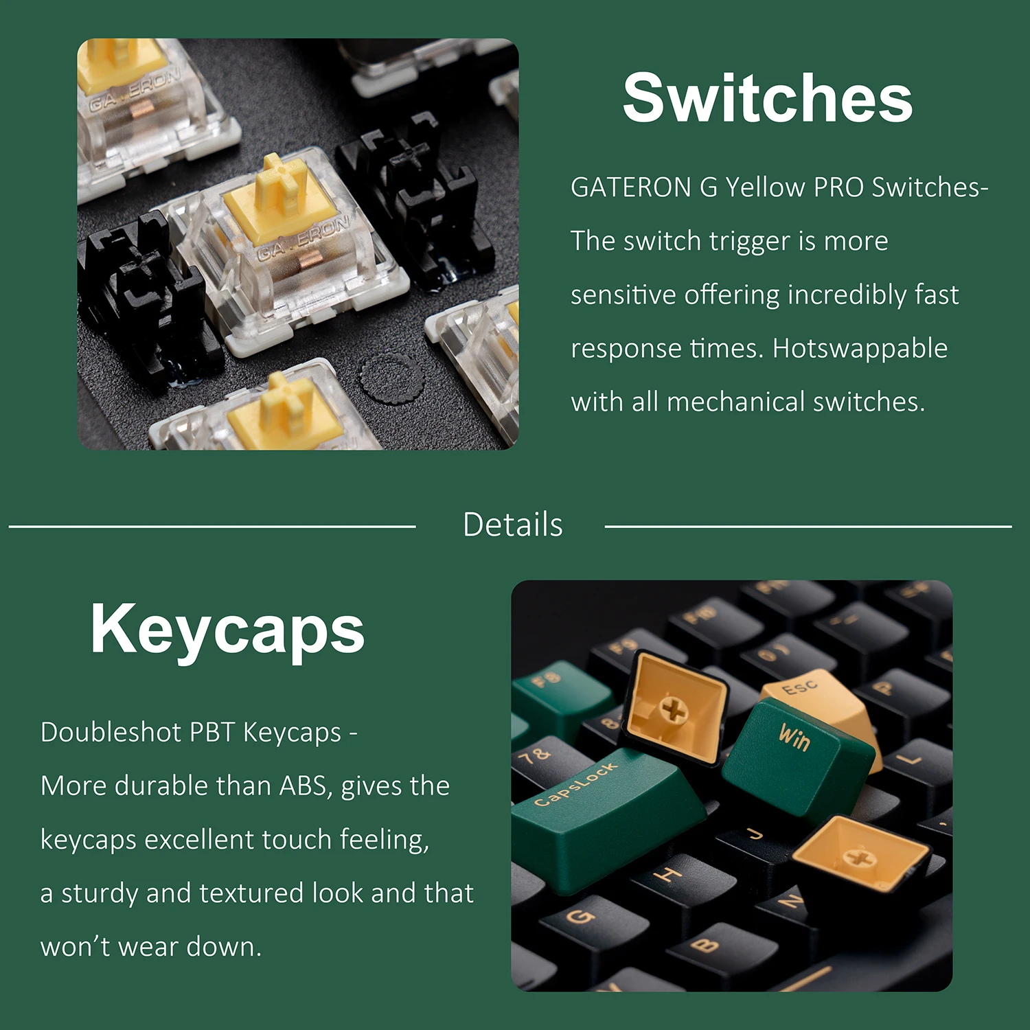 96key Black And Green Bluetooth Wireless Three mode Mechanical Keyboard Buy Mechanical