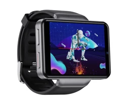 2021 New Dm101 LET Smart Watch 2.41 Inch Larger Scrreen Face Id Unclok Dual Camera 4g Android Smartwatch Men