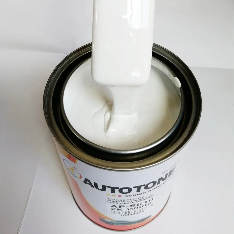 Cheap China Car Paint- Auto Paint 2K White Autocryl Topcoat AUTOTONE brand, Toyota White 040,041,058 sales@hccpaint.com