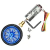Bringsmart 12V DC Electric Gear Motor with Hall Encoder 12 Volt Engine 6v Gearbox with Wheel Tire Bracket Coupling for DIY Robot