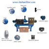 Solid-liquid Separator for Bubble Fecal Water and Clear Feces Dehydration of cow dung by spiral feeding