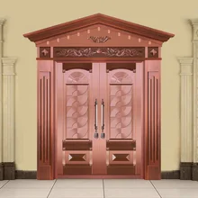 الصوت برهان النار واقية تصميم منزل النحاس الأمن الباب تصميم فيلا الرئيسية دخول الباب