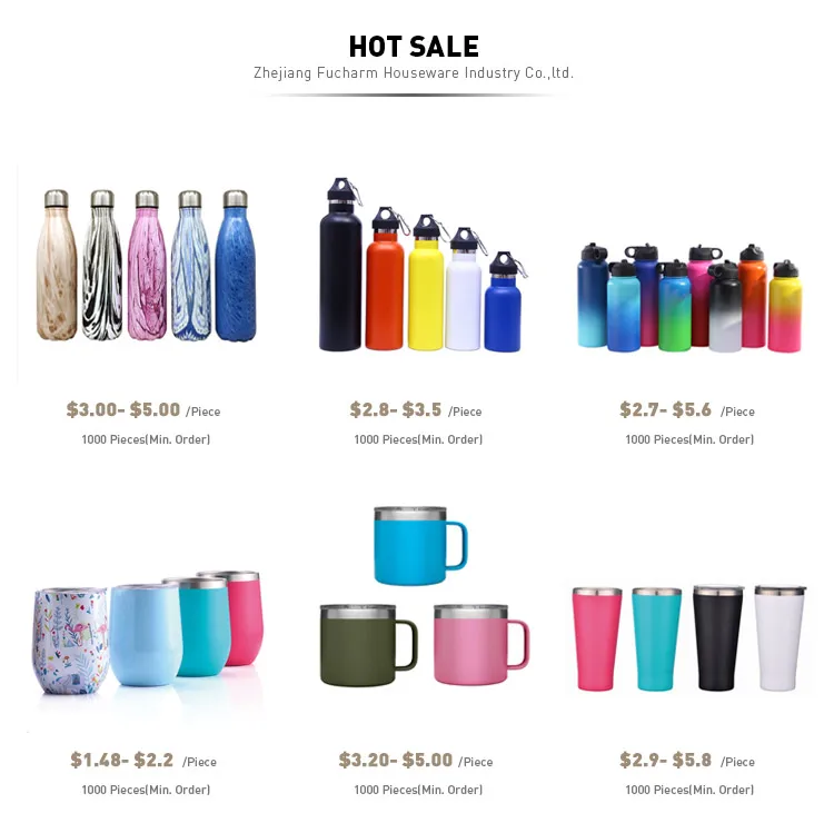 Wholesale Stainless Steel Double Wall Cola Shaped Sport Insulated Water Bottle 350 Ml 500 Ml 750 Ml 1000 Ml
