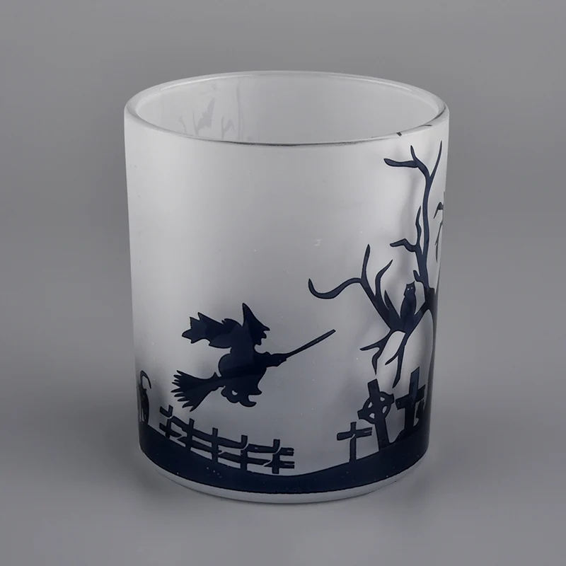 8oz wholesale glass candle vessels