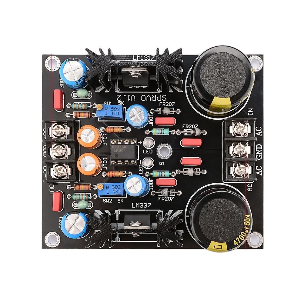 Lm317 Lm337 Rectifier Filter Power Board Rectification Filter Power