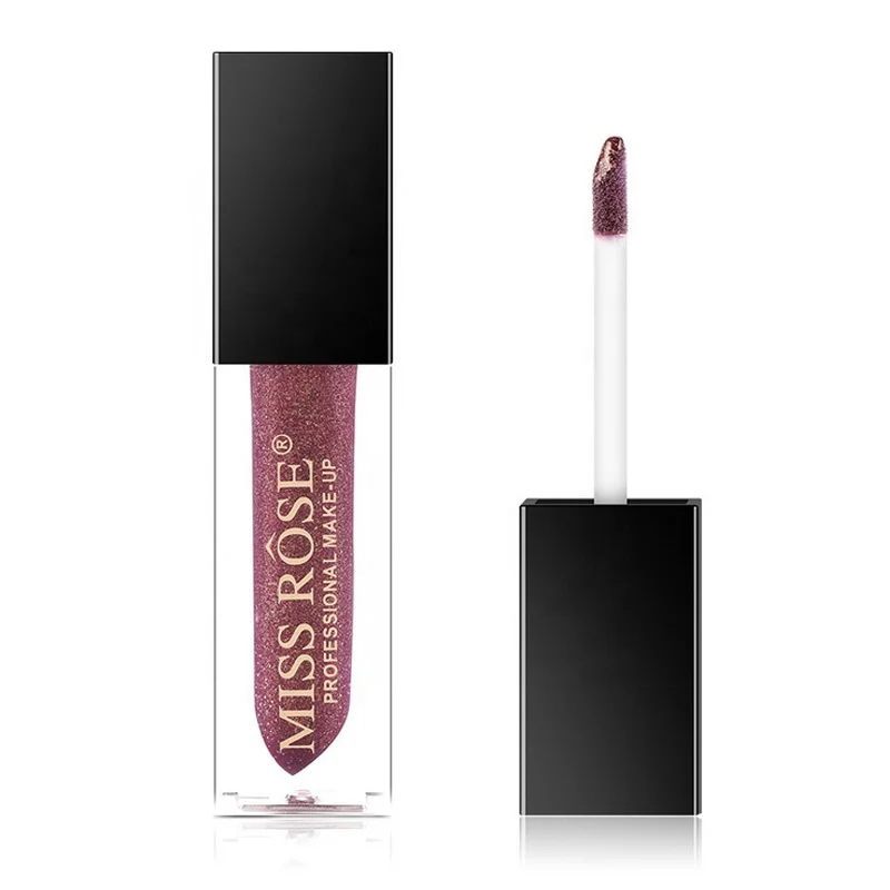 Without Drying Smooth Shimmer Finish Shimmer Glitter Lip Gloss Paraben
