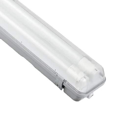 IP65 2ft 4ft 5ft single/double  LED/Fluorescent tube light T8 water proof fixture