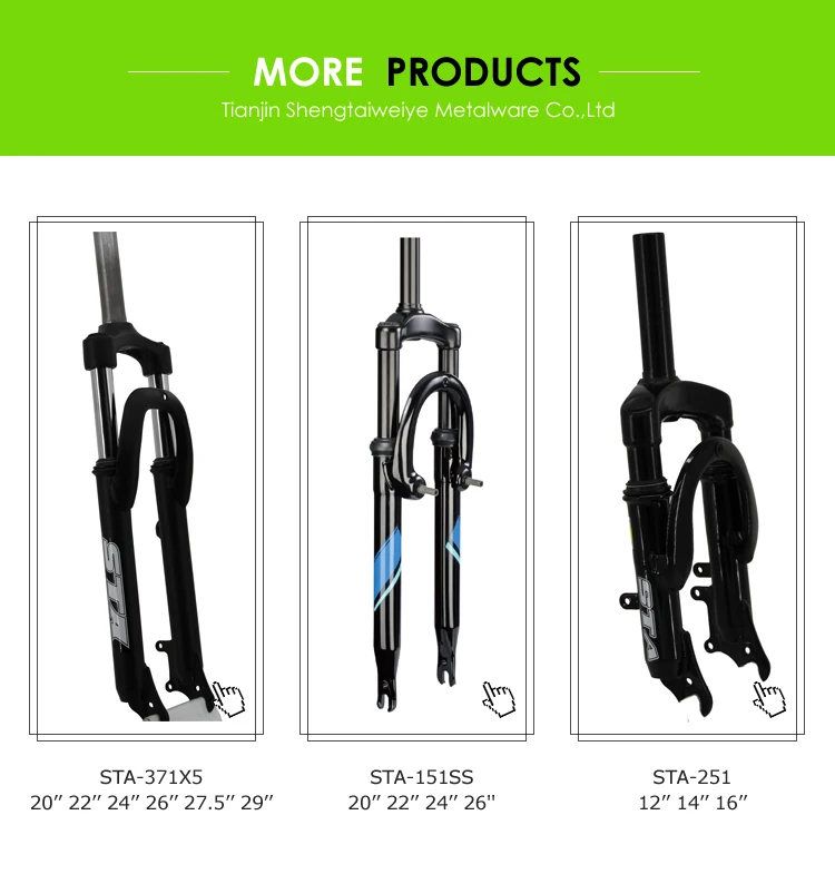 16 Inch Suspension Fork Normal Suspension Spring Forks Steel Fork Buy