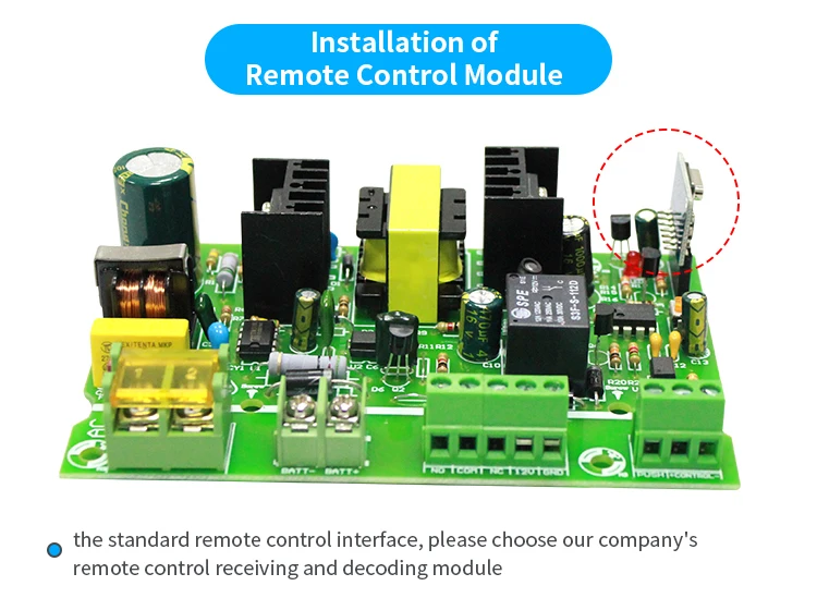 Access Control Switching Power Supply With Remote Control Module