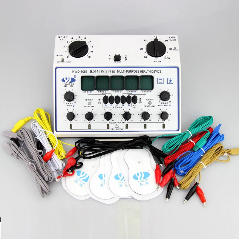 KWD-808 Electro Acupuncture Stimulator Therapy 6 Channel Acupuncture  Machine US