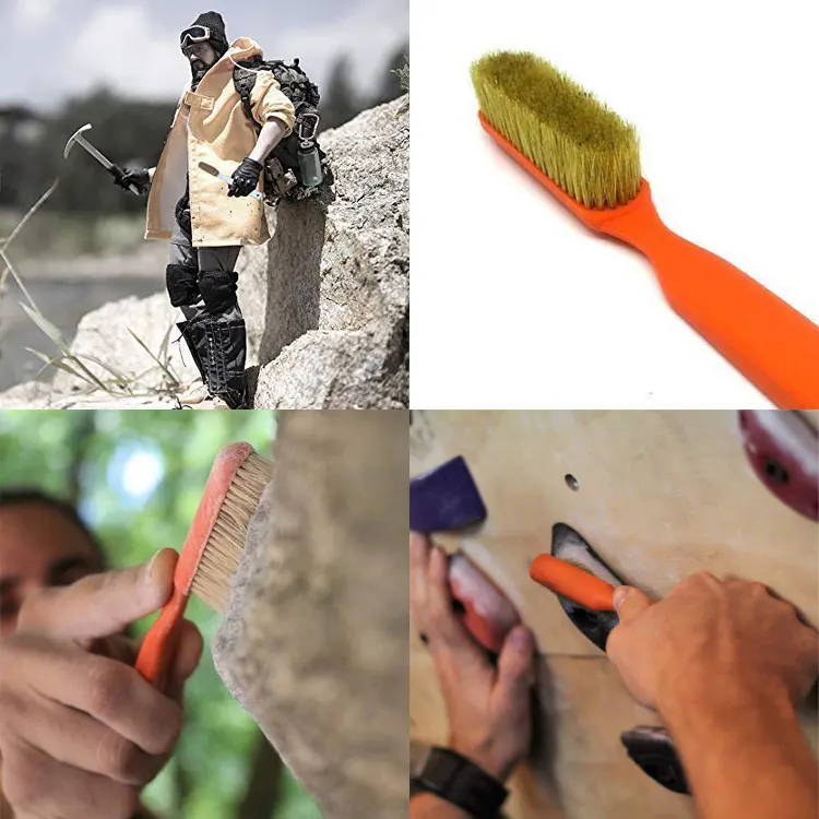 Crank Handle Bouldering Brush Boars Bristle Hair Professional Rock