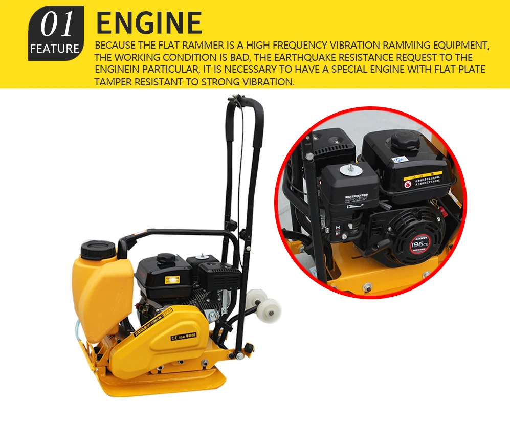 Plate Soil Compactors Robin Engine Electric Gasoline Diesel Plate