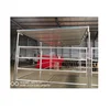 Customized 5*5*2.3m Galvanized Portable Livestock Horse Stall Panel and Gates / Horse Stable With Color Steel Plate Roof