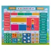 Fits Standard Sentence Strips Word Cards Daily Schedule Clear Pocket Chart for Lessons or Home Use