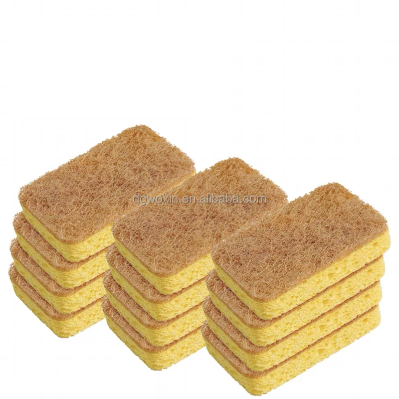 Wholesale Cheap Price Dishwashing Sponge Coconut Fiber Kitchen Cleaning