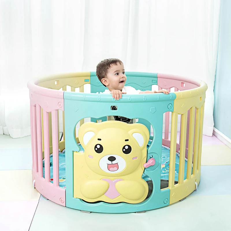 
Best Selling Modern Baby Plastic Fence Kids Playpen Indoor Playard 