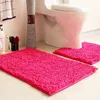 Multicolor super absorbent microfiber chenille bath carpet