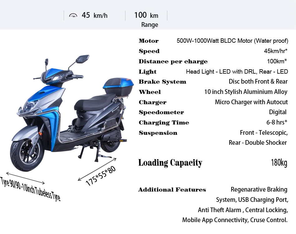 charging motorcycle price